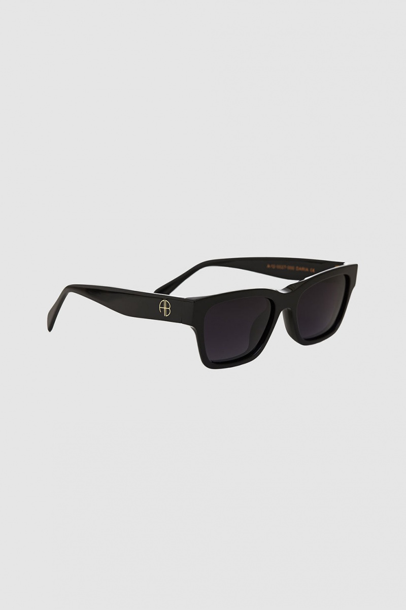 Lunette de Soleil Anine Bing Daria Noir Femme | PSU-2979150